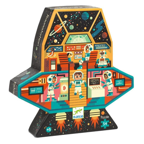 Puzzle Silhouette - Station spatiale (54 pcs)