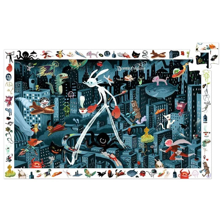 Puzzle observation - Night city - 200 pièces