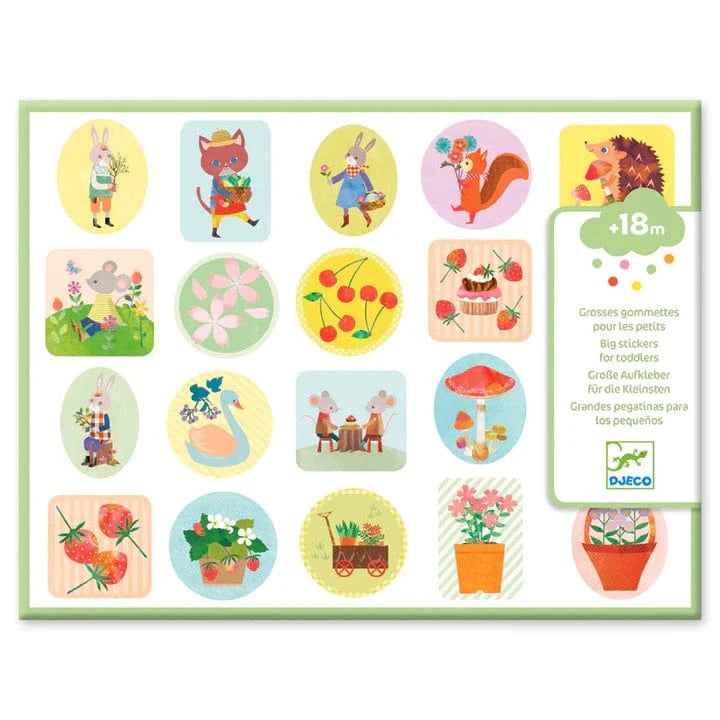 Grosses gommettes - Le jardin