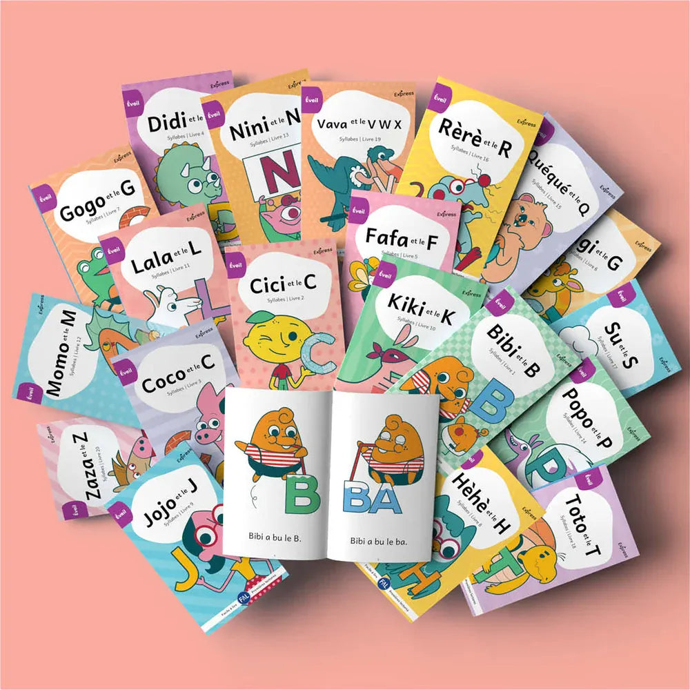 Ensemble Facile à lire - Les syllabes 20 livres