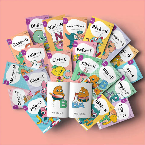 Ensemble Facile à lire - Les syllabes 20 livres