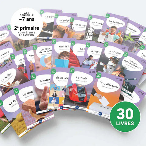 J'apprends 3a - Explorons ! - Série de 30 livres
