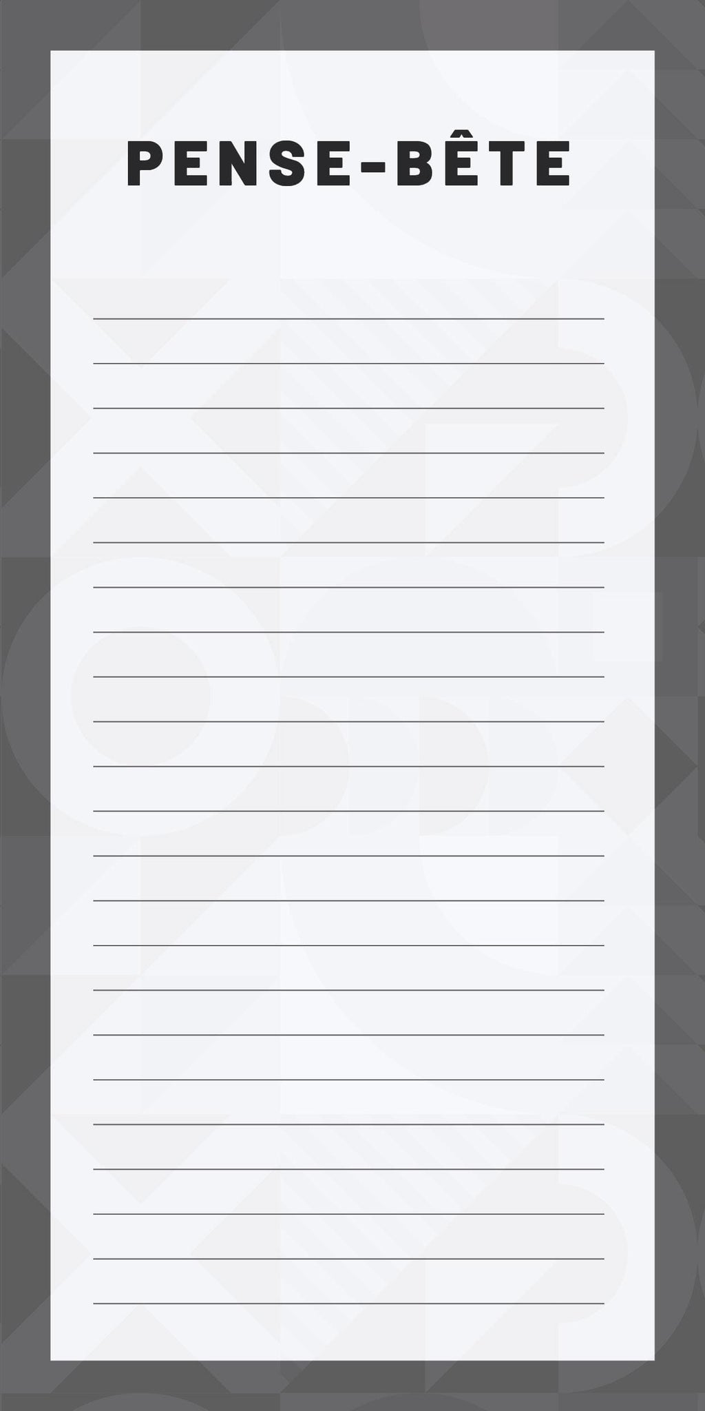 Mémo bloc note aimanté - Pense-Bête Professionnel