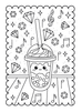 Petits coloriages avec 6 crayons - Kawaï