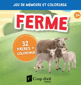 Jeu de mémoire et coloriage - Ferme