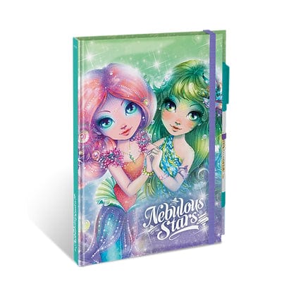 Cahier de notes de luxe blancs - Nebulous Stars