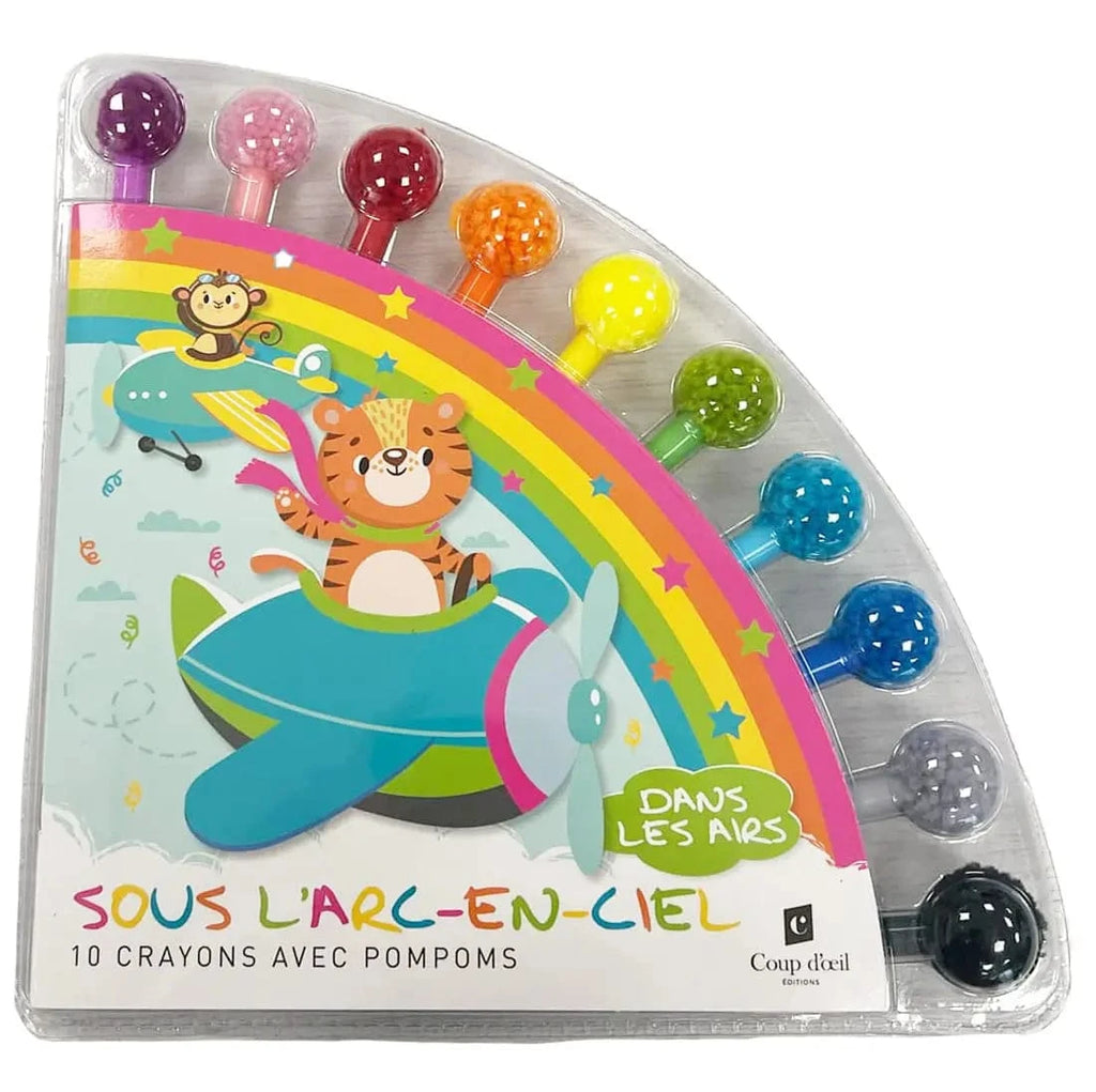 Coloriages - Sous l'arc-en-ciel - Dans les airs