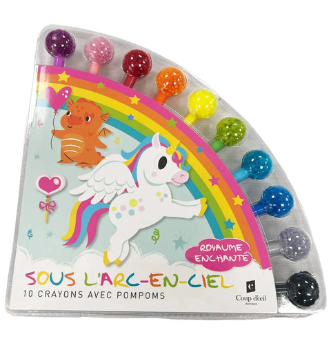 Coloriages - Sous l'arc-en-ciel - Royaume enchanté
