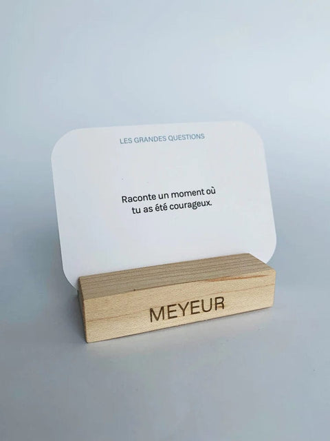Porte-carte en bois