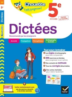 Chouette - Dictées 5e ( 7e année )