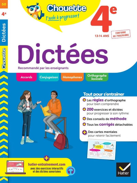 Chouette - Dictées 4e ( 8e année )