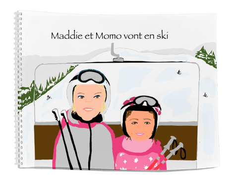 Maddie et Momo vont en ski