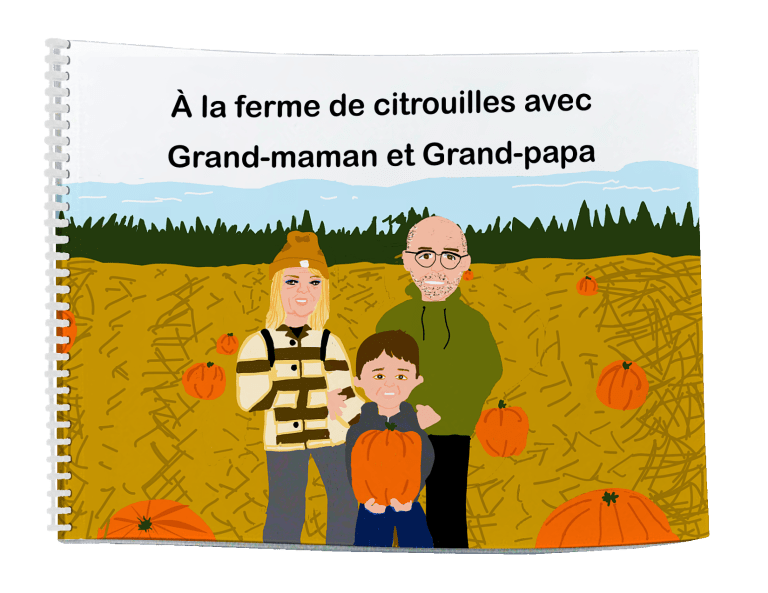 À la ferme des citrouilles avec Grand-maman et Grand-papa