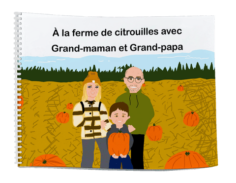 À la ferme des citrouilles avec Grand-maman et Grand-papa