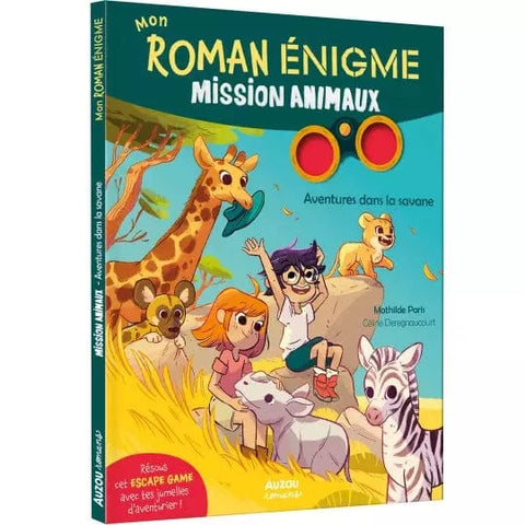 Mon roman énigme - Mission animaux - Aventures dans la savane