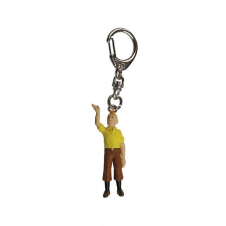 Porte-clé - Tintin salue