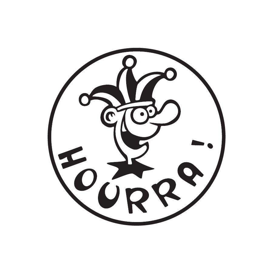 Tampon en bois - Hourra!