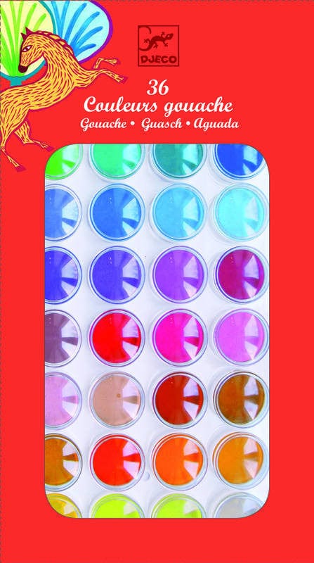 36 couleurs gouache