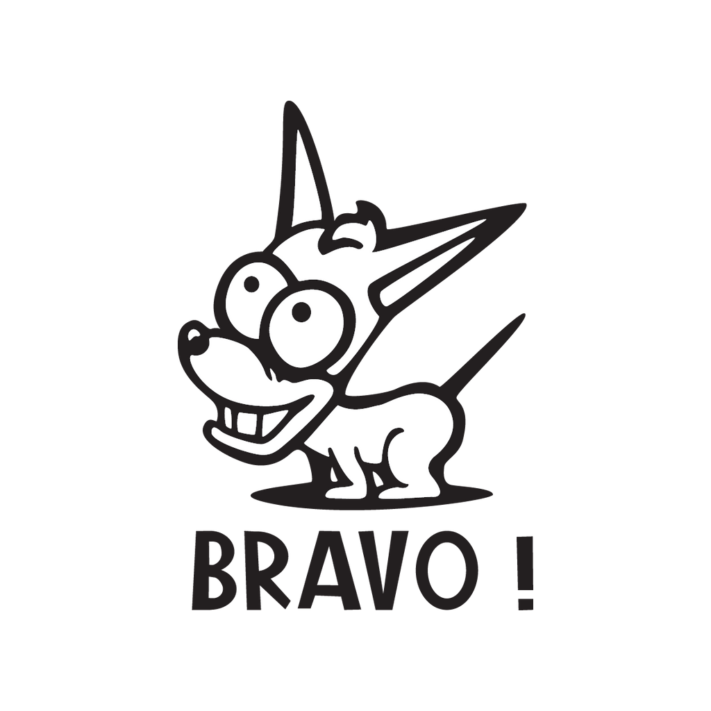 Tampon en bois - Bravo!