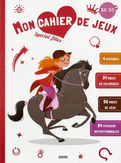 Mon cahier de jeux : spécial filles