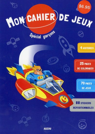 Mon cahier de jeux : spécial garçons