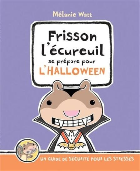 Frisson l'écureuil se prépare pour l'Halloween