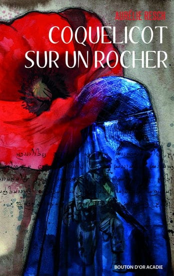 Coquelicot sur un rocher