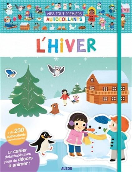 L'hiver - Mes premiers autocollants