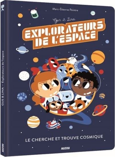 Cherche et trouve géant - Gus et Lina explorateurs de l'espace