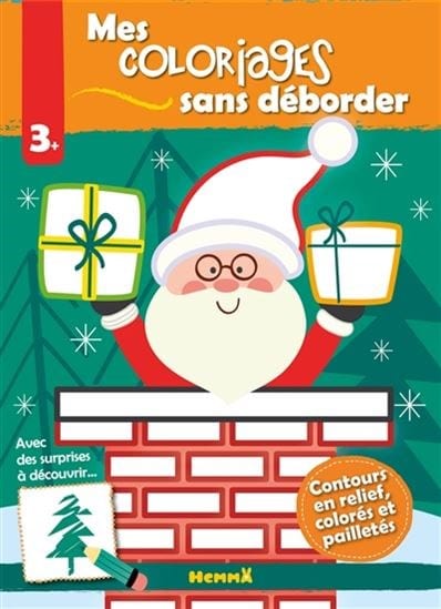 Mes coloriages sans déborder - Noël