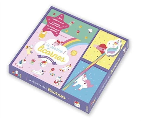 Coffret - Je dessine les licornes