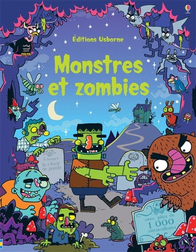 Monstres et zombies - avec plus de 1000 autocollants