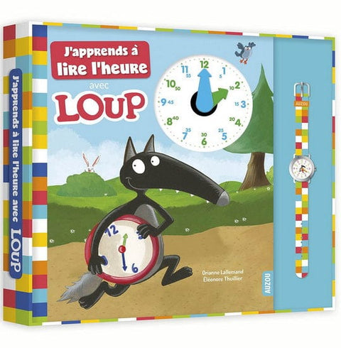 Coffret J'apprends à lire l'heure avec Loup