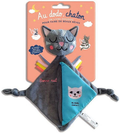 Au dodo, chaton : un livre-doudou pour faire de beaux rêves