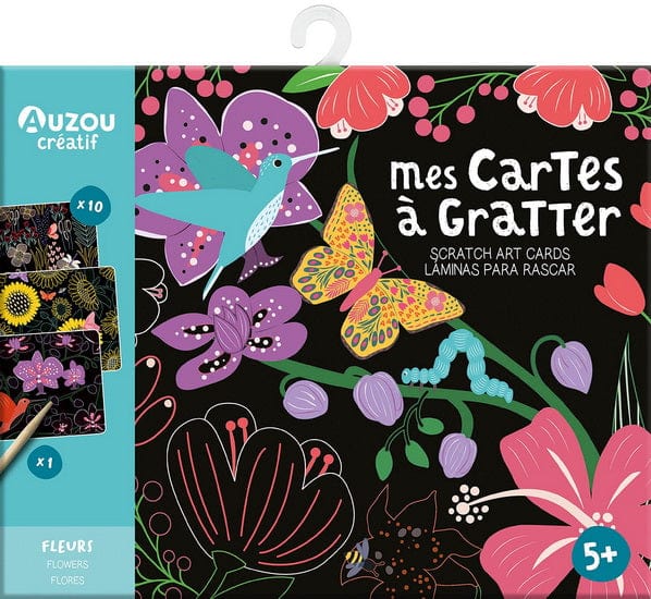 Mes cartes à gratter : Fleurs