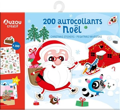 200 autocollants Noël