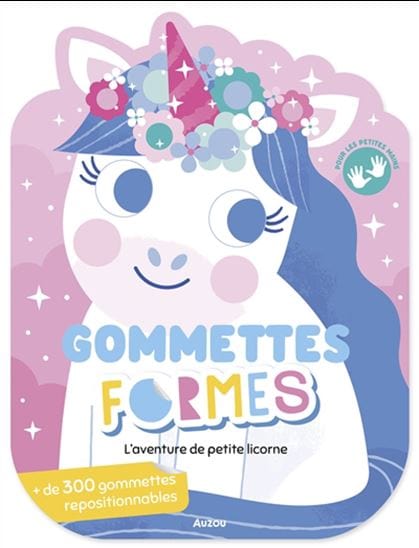 Gommettes Formes :  L'Aventure de petite licorne