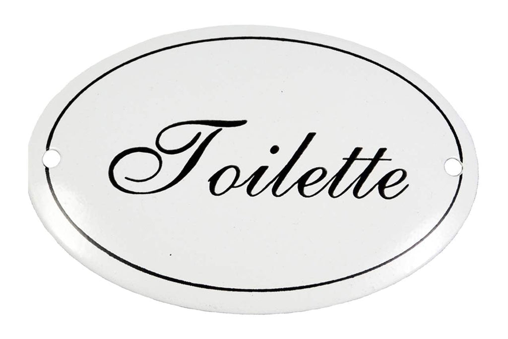Plaque de porte - Toilette