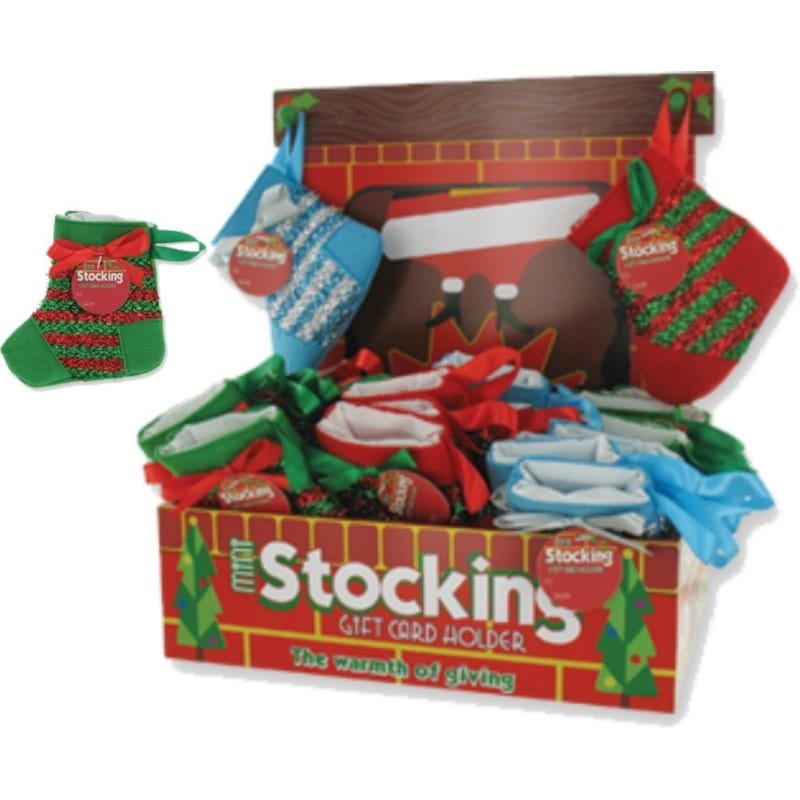 Chaussettes Noël pour carte cadeau