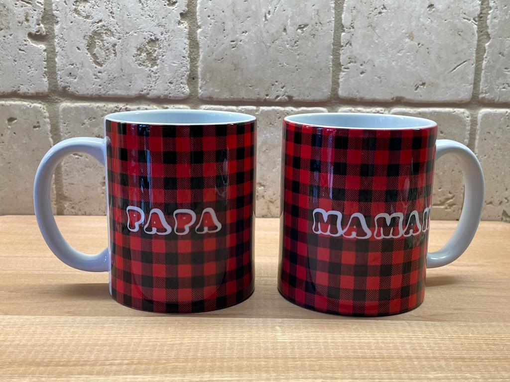 Tasse - Renne - Maman et papa