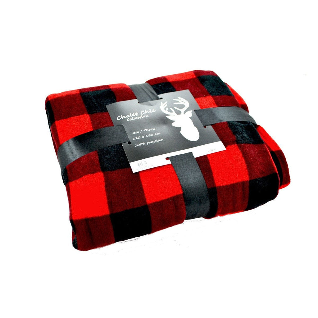 Couverture molleton - lumberjack