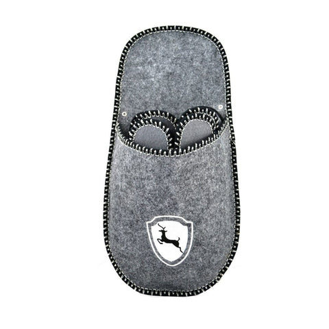 Pantoufles grise - 5 paires (2G/3M)