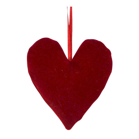 Décoration Sapin - Coeur rouge