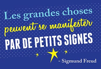 Aimant - Les grandes choses peuvent se manifester par de petits signes