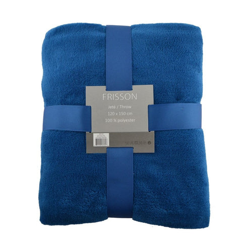 Couverture molleton - bleu