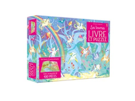 Les licornes - Livre et puzzle