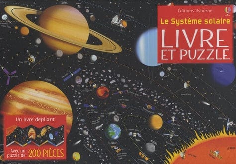 Livre et puzzle - Le système solaire