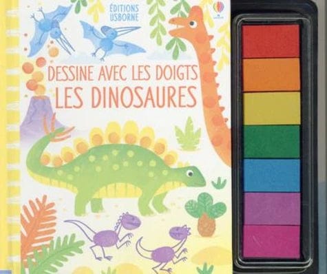 Dessine avec les doigts - Les dinosaures