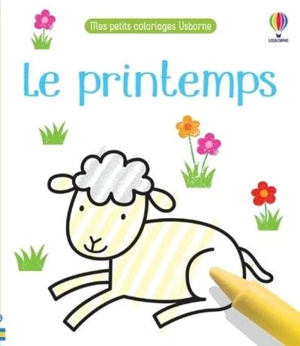Mes petits coloriages Usborne - Le printemps