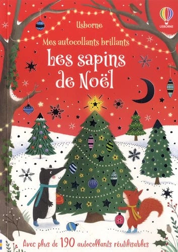 Mes autocollants brillants - Les sapins de Noël